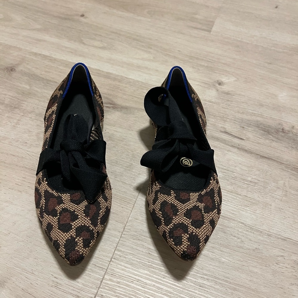 Rothy’s size 8 tie Mary Jane flats